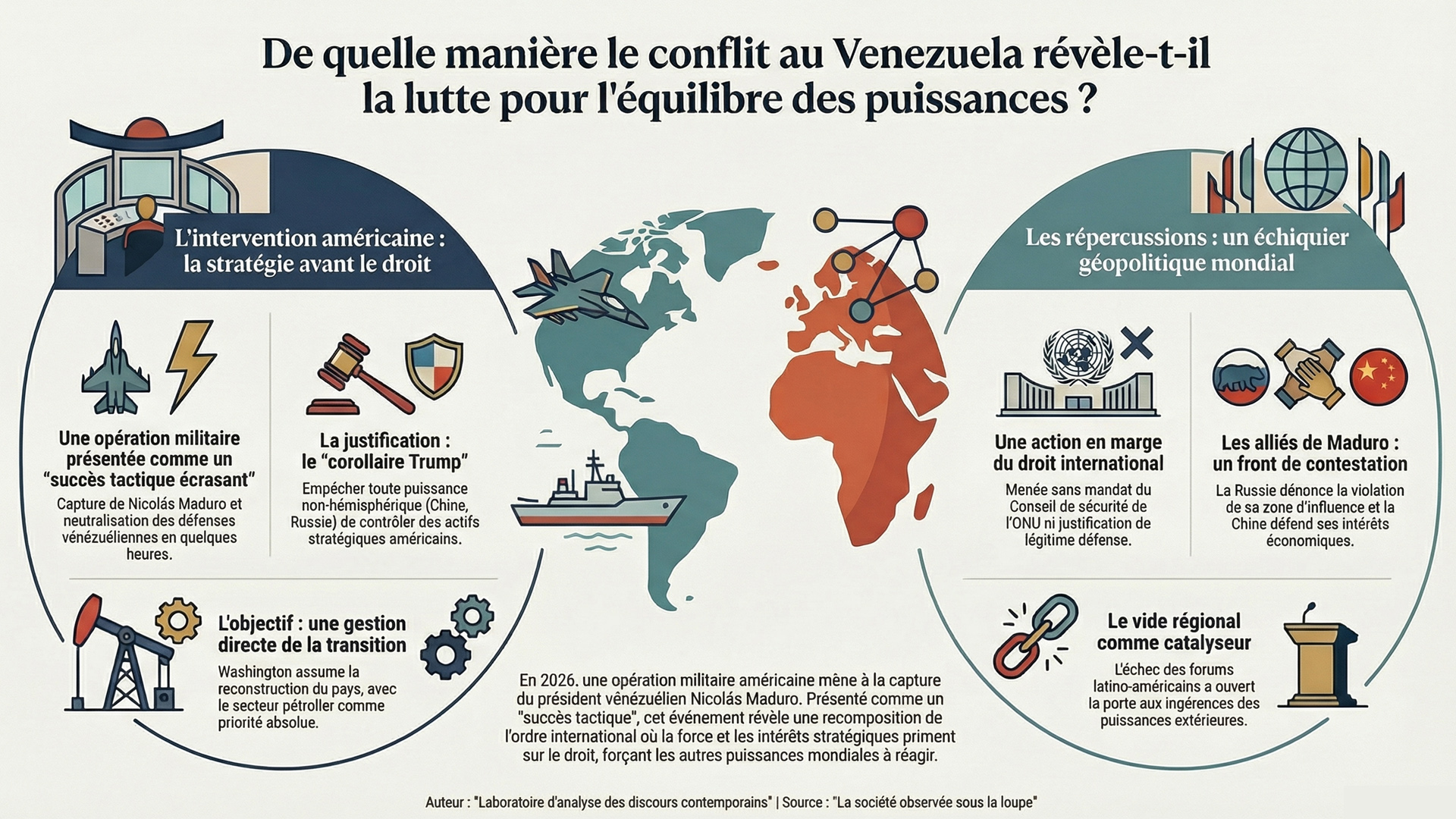 L&rsquo;ombre des puissances mondiales : une analyse du conflit global